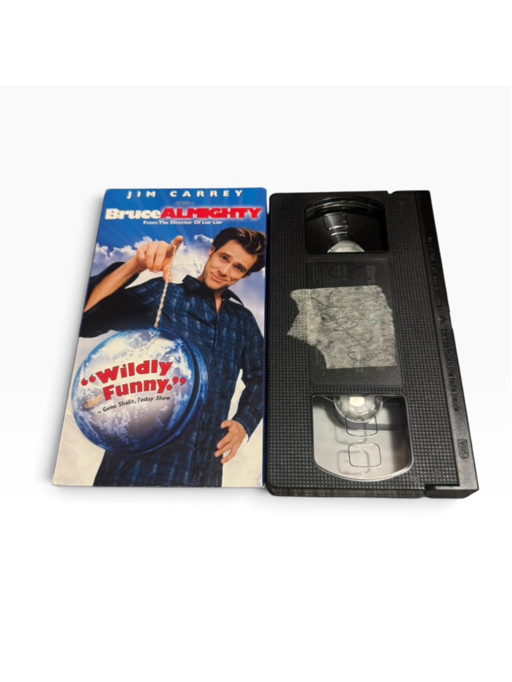 Universal Studios Bruce Almighty VHS Vcr Tape Movie Y2K 2003 Jim Carey